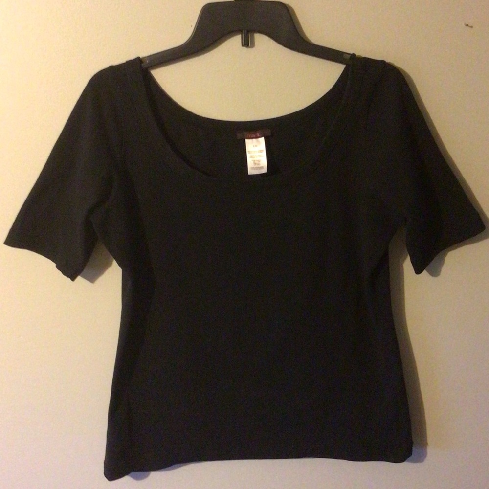 Short Sleeve scoop neckline top, Sz. L